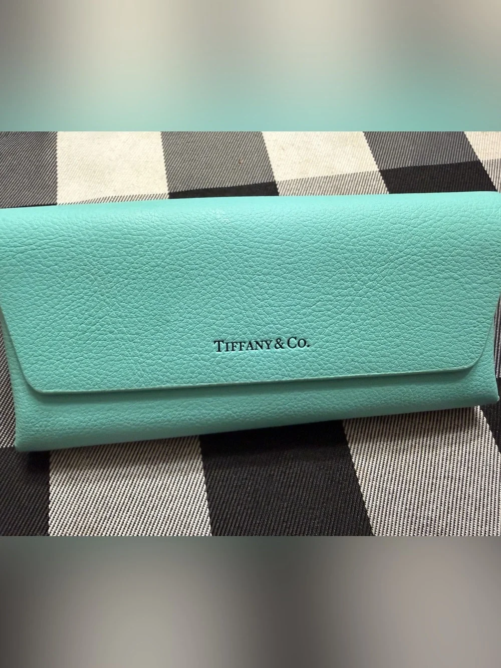 Tiffany & Co. Black Frames with Tiffany Blue Temples and Case